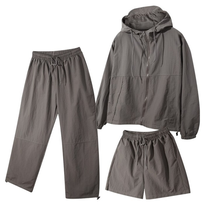 해리슨 남성용 후드 집업 바람막이 3종 세트 HA1500 MEL1032