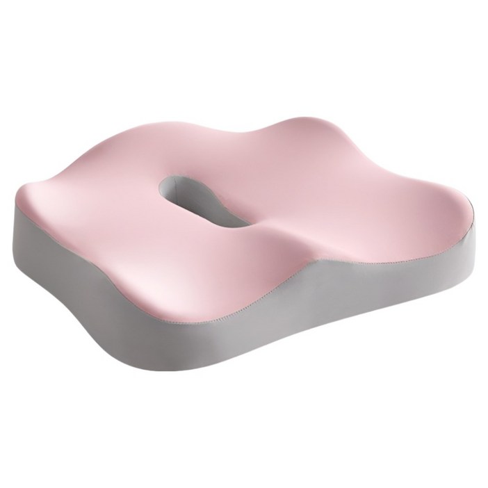 담다원 메모리폼 사각 도넛 방석, 핑크