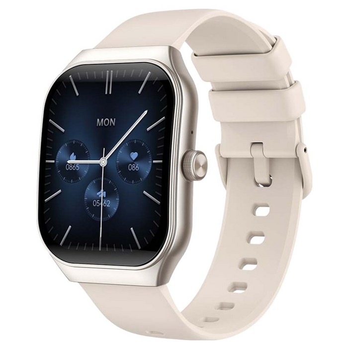 젤센 AI 인공지능 아몰레드 웨어러블 커브드 스마트워치, GPS  블루투스, 5cm, 스타라이트