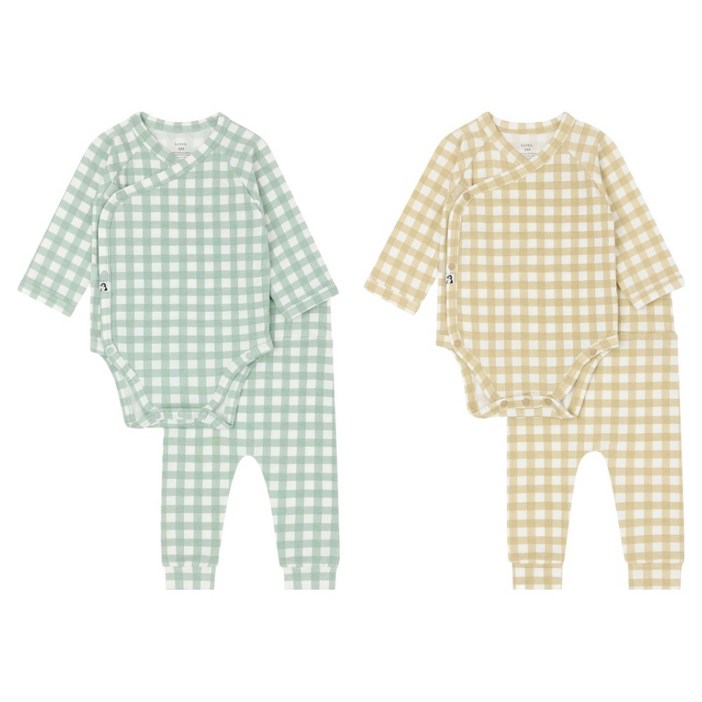 코니 신생아용 밤부 바디수트  레깅스 2종 세트