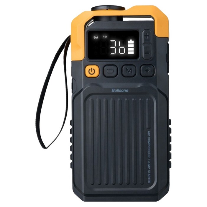 불스원 All in one 타이어 공기주입 점프 스타터, 검정, 1개