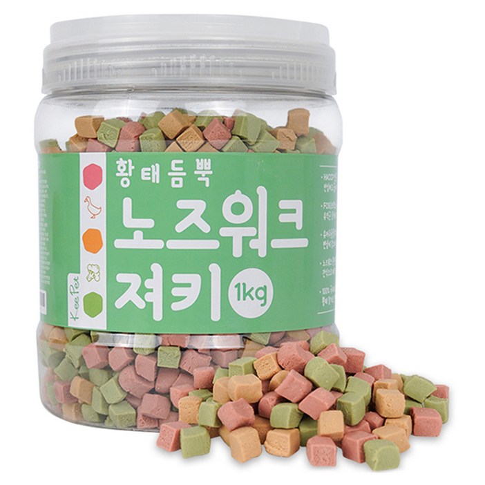 킵펫 강아지 황태듬뿍 노즈워크 져키
