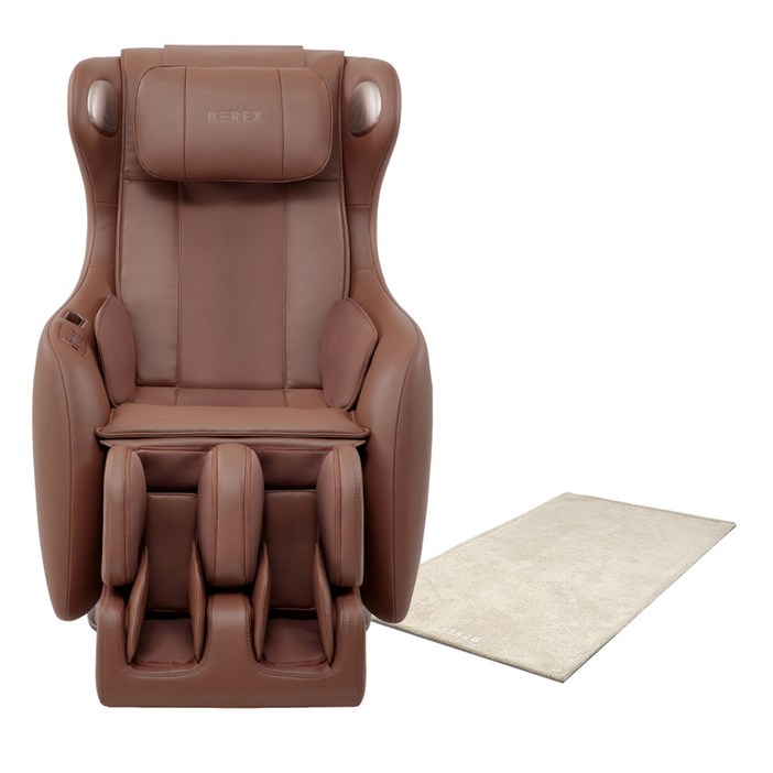 코웨이 비렉스 안마의자 마인플러스  러그 세트 방문설치, MCB02, 로즈 브라운