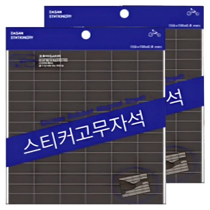 다산사무기 스티커 고무자석 25 x 10 x 90 pcs