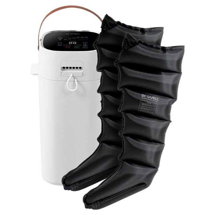 닥터웰 에어핏 6구 공기압 다리 마사지기  전용 보관함 세트 DR5900