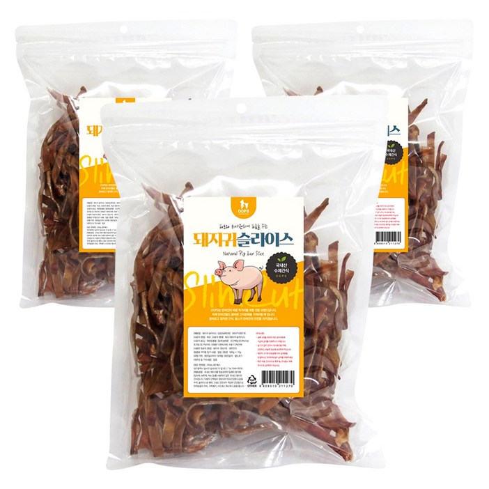 웁스 강아지 국내산 슬라이스 슬림컷 간식