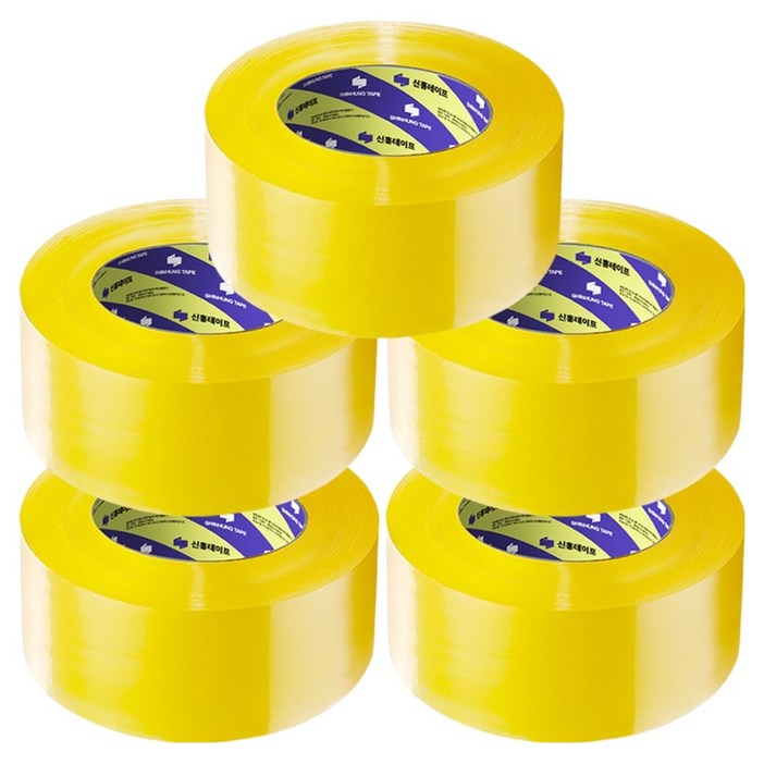 신흥테이프 박스테이프 대용량 경포장 57mic 100M 투명