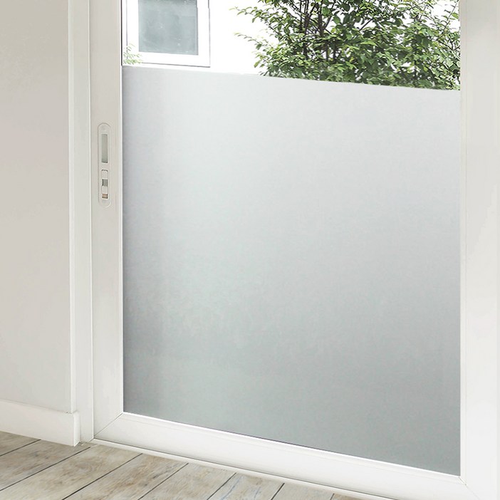 지엔홈 국내산 열차단 자외선차단 무점착 유리창시트지, 미스티안개 NWS02