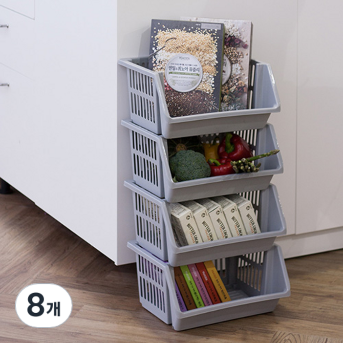 이즈리빙 적층형 오픈 바스켓