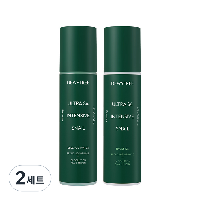 듀이트리 울트라 S4 인텐시브 스네일 에센스워터 150ml  에멀전 150ml, 2세트