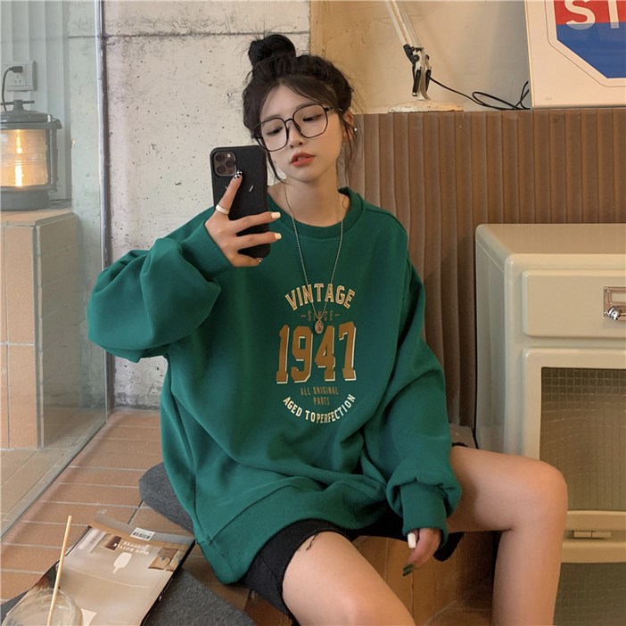 피어니스트 오버핏 디자인 맨투맨