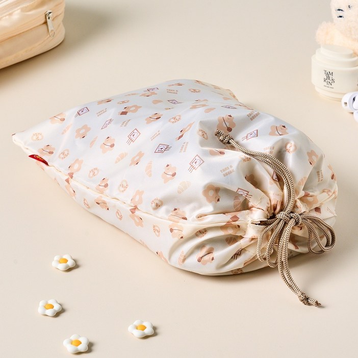 모던하우스 베이커리 버터곰 버터샵 트래블 다용도 스트링 파우치