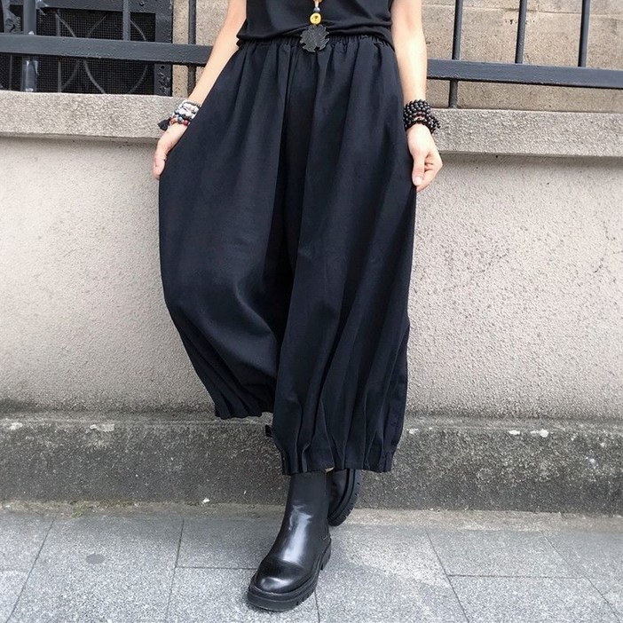 아뗄릭 여성용 벨라 빅사이즈 벌룬 유니크 조거 배기팬츠 10759