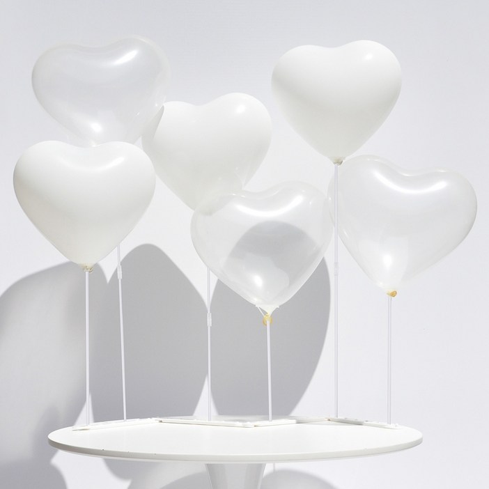 파티쇼 하트 풍선  스탠드 슬림 세트