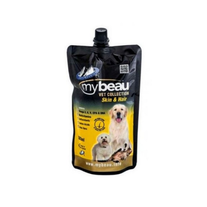 마이뷰 스킨 헤어 피모영양제 300ml  유산균 셋트 동물병원 정품