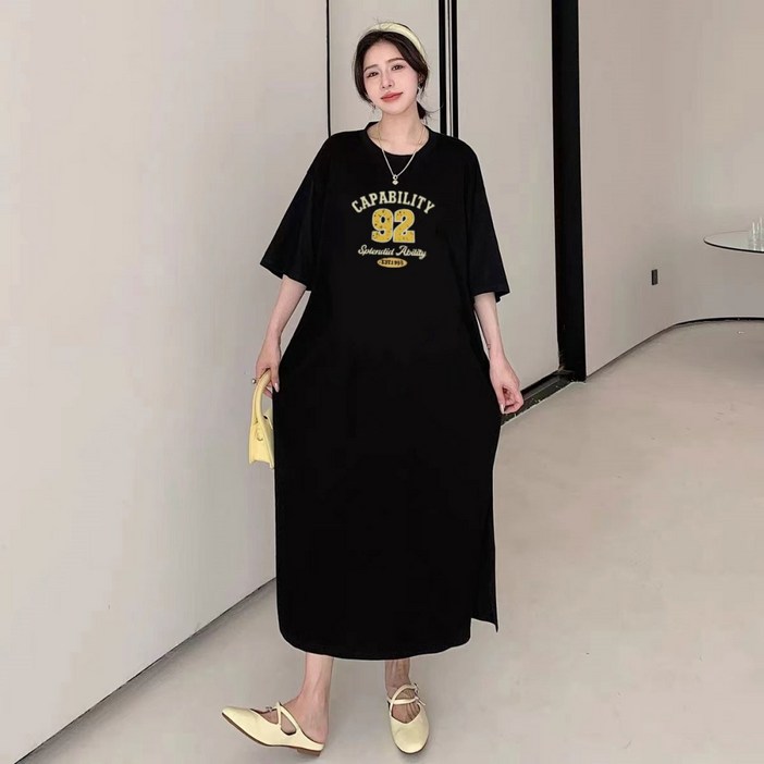 프리티쥬시 여성 캐주얼 데일리 루즈핏 롱원피스 1종, 2종세트