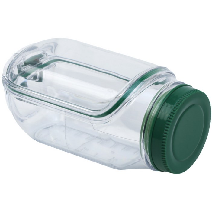 AISOUL 샐러드통 2025년 최신 디자인 측면 열린 1000ml 샐러드 보틀 과일 도시락통