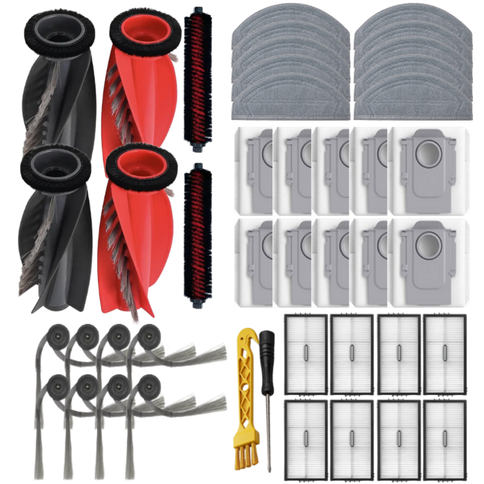 호환 로보락 S10 MaxV Ultra 물 걸레 더스트백 필터 소모품, 1개, 1년 패키지
