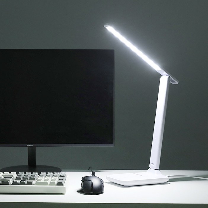 로아 LED USB 스탠드 책상 조명 밝기조절 공부 독서등