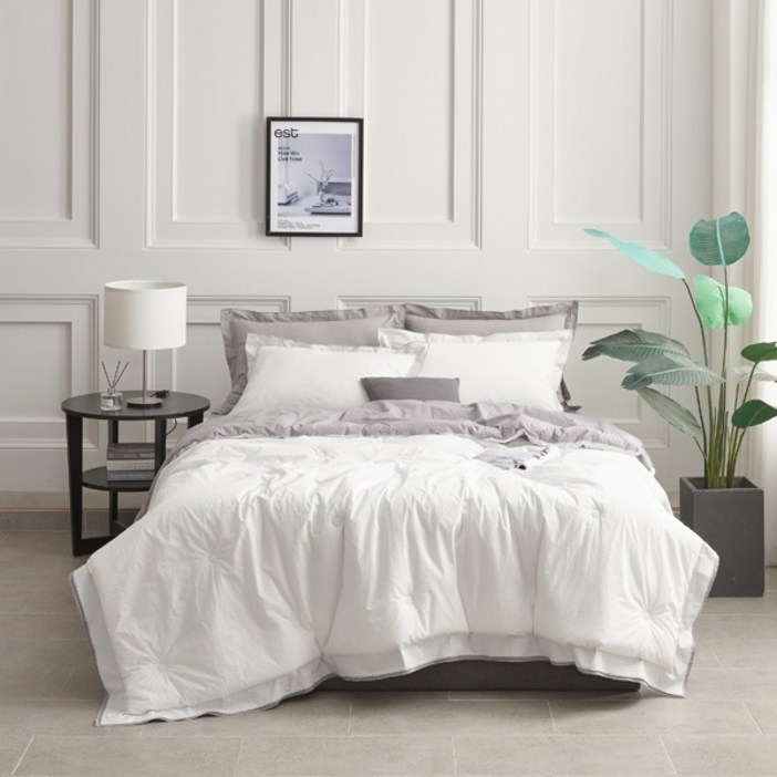 나이스필 안단테 워싱 고밀도면 차렵이불Snull