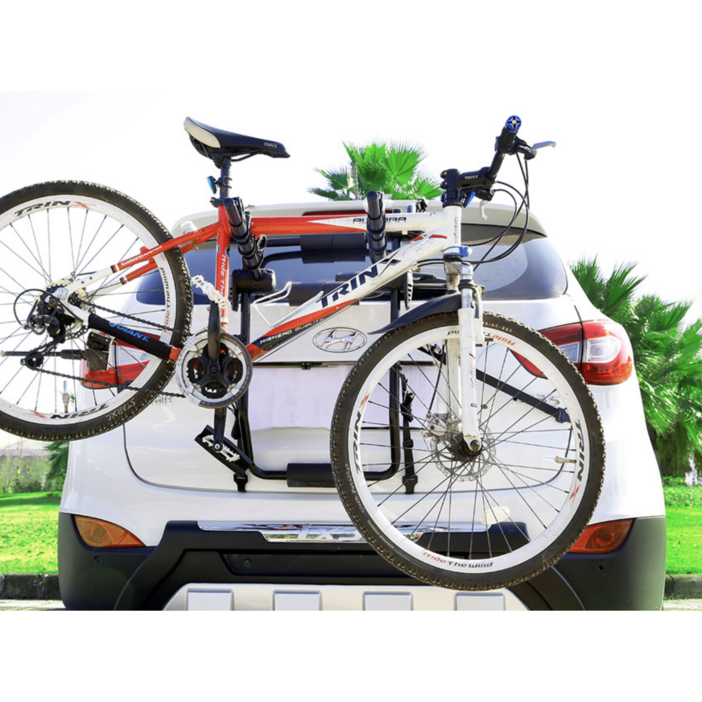 하이윤 자전거캐리어 후미형, 번호판 포함, 1개, 블랙