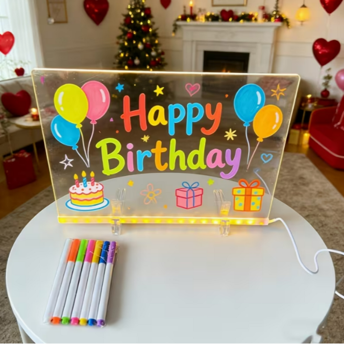 일상채움 LED 홈 카페 미니 간판 아크릴 DIY 무드등 만들기 30x20cm