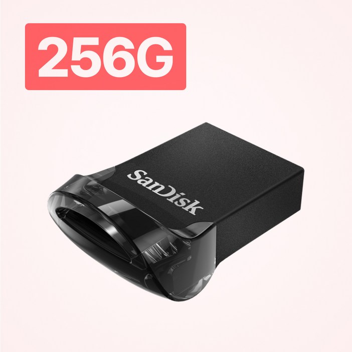샌디스크 USB ULTRA FIT 3.2 CZ430 초소형, 1개, 256GB