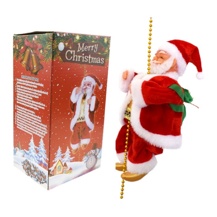 줄타는 산타 크리스마스트리장식 산타인형 크리스마스소품