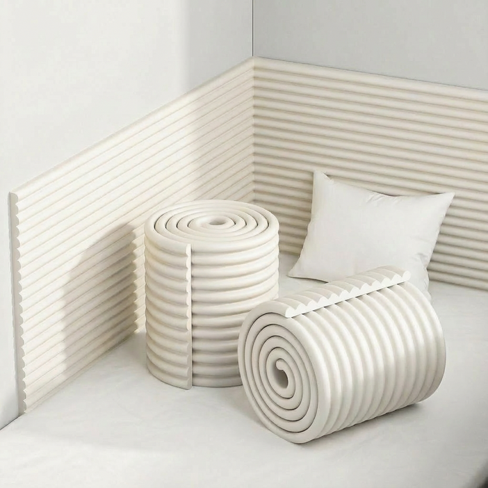 MZ생활 벽 매트 쿠션 가드 기둥 모서리 보호대 와이드 W형 충돌방지 안전가드 바닥 계단 매트 미끄럼방지 충격흡수 코너보호대