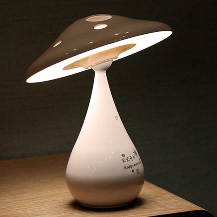 버섯 음이온 공기 청정기 책상 램프 스탠드 아이방