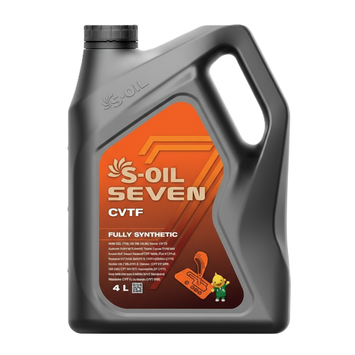 S-OIL 세븐 CVTF 4L 1개 100% 합성 CVT 미션오일 (현대/기아 SP CVT-1 르노 NS3 토요타 WS 혼다 HCF2 GM DEX-CVT)