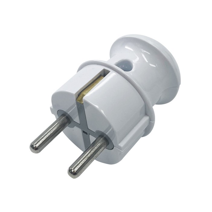 현대일렉트릭 국산 일자 접지 플러그 16A 250V