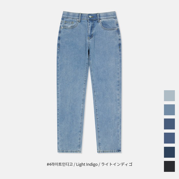 GTM BA1005 프리미엄 인밴딩 워싱진 남자 캐주얼 청바지 스판 히든밴딩 슬림핏 스트레이트 빅사이즈