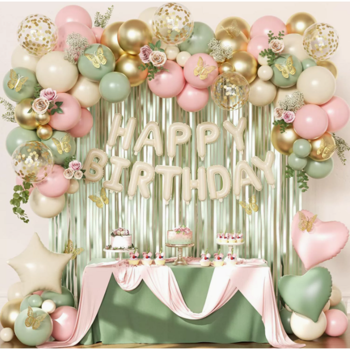 모아룸 풍선 파티 생일 이벤트 장식 풍선구름 세트