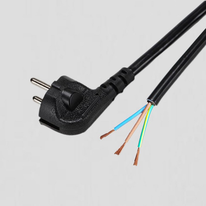 AC전원케이블 1.0SQx3C 전기코드 파워코드 접지플러그, 1개, 5m
