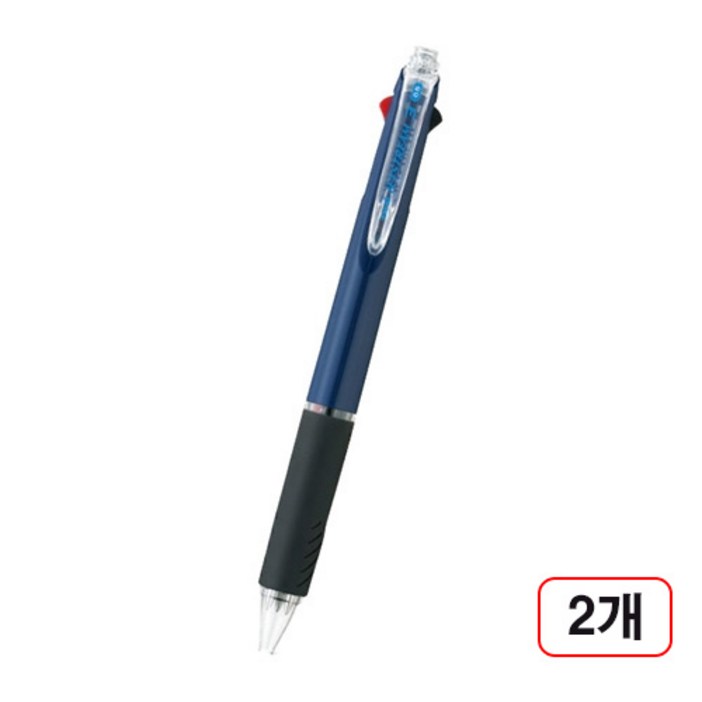 제트스트림 3색볼펜SXE34000.5mm, 2개, 네이비