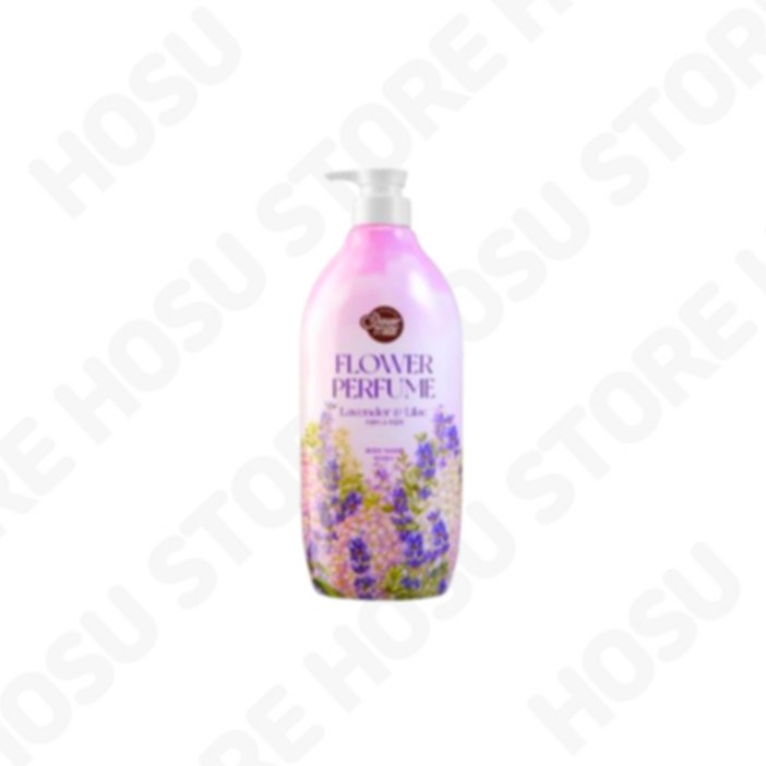 샤워메이트 플라워퍼퓸 바디워시 라벤더라일락, 900g, 2개