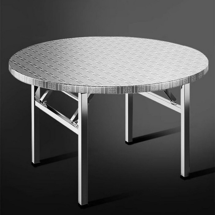 Larry 다용도 접이식 식탁 원형 식탁 스텐 테이블 불판 테이블