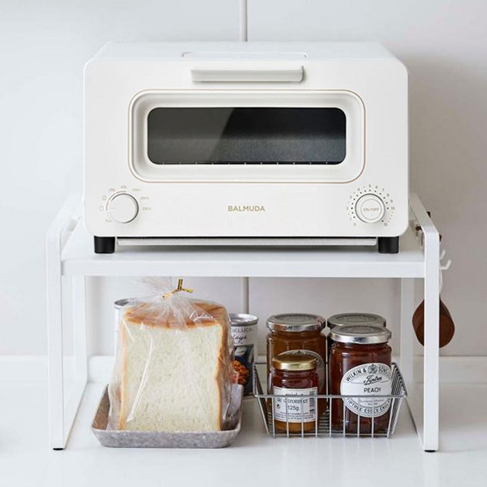 야마자키 발뮤다 전자레인지 토스터기 거치대 선반 토스터기랙