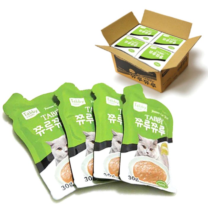 태비탑퍼 쮸루쮸루 고양이 파우치 생선 30 g
