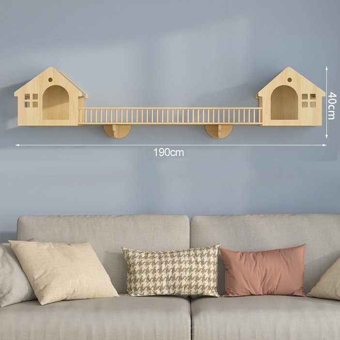 벽걸이형 고양이 캣워크 구름다리 벽선반 반려묘 벽타워 캣스텝