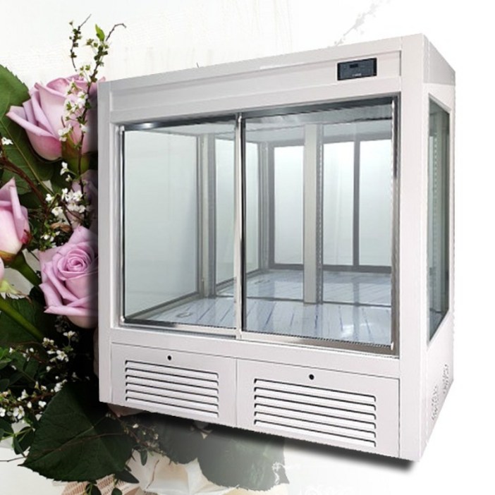 삼호 꽃냉장고 화이트1500 꽃쇼케이스냉장고 내부조명, 화이트, SH125