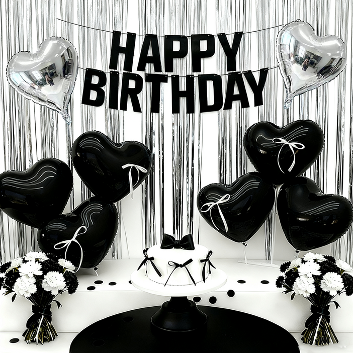 생일 커튼 파티 세트,생일파티 용품,생일파티 1세트