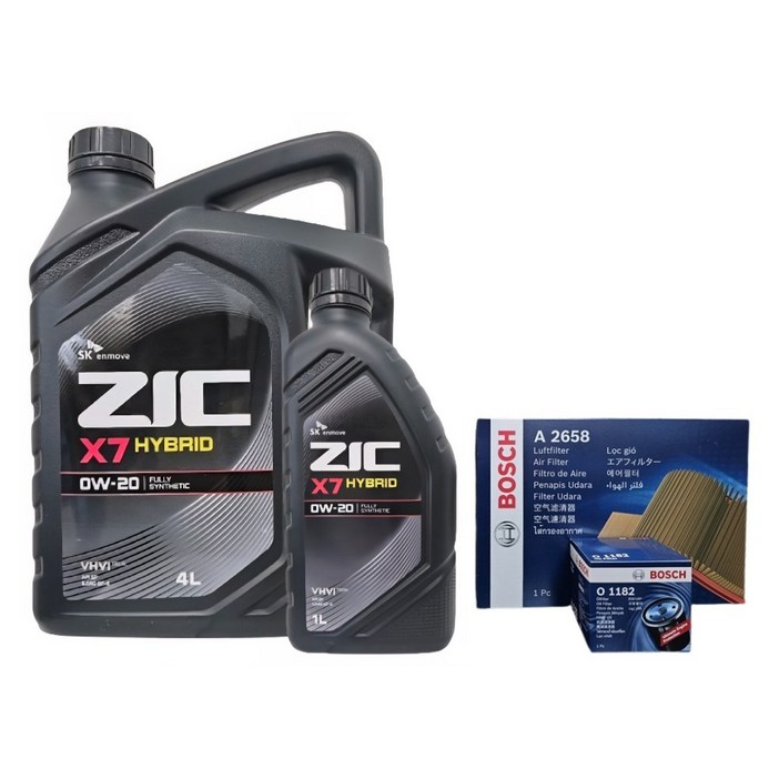 그랜저 [IG] 2.4 HEV 하이브리드 (2017~2021), 지크 하이브리드 0W20 4리터 + 1리터 + 보쉬필터세트