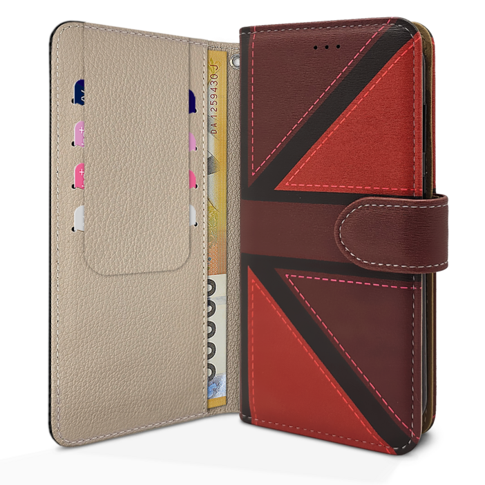 아리움 헤리스 런던 가죽 지갑형 카드 핸드폰 케이스