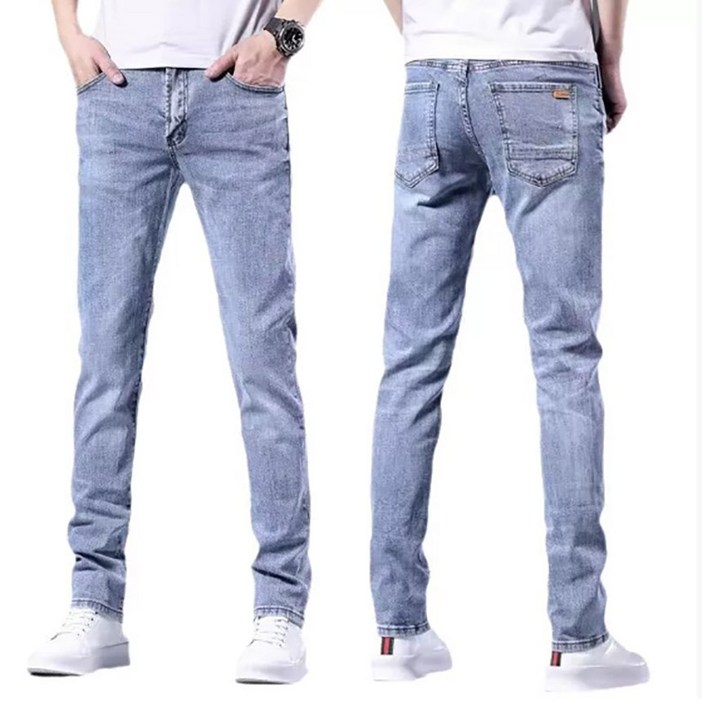 봄 여름 가을용 남자 청바지 스판 슬림스키니핏 남자바지 슬림일자 핏