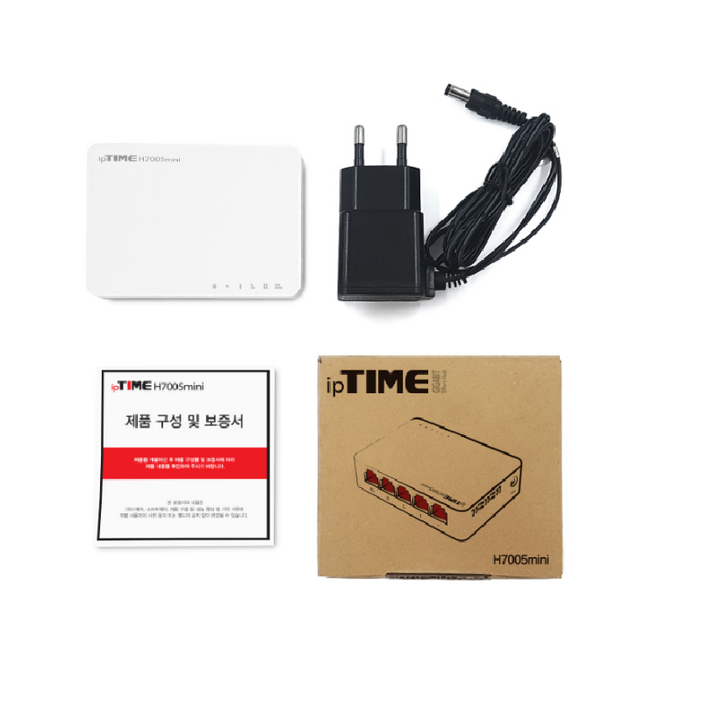 ipTIME 기가비트 5포트 스위칭허브