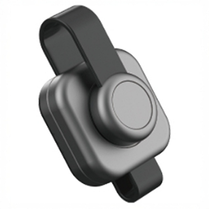 슬림커넥트 나르프 휴대용 무선충전기, 1개, 그레이