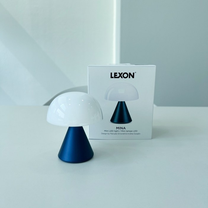 렉슨 (LEXON) 미나 수유등 S MINA 무선 무드등 LH60, 블루(LH60MDB)