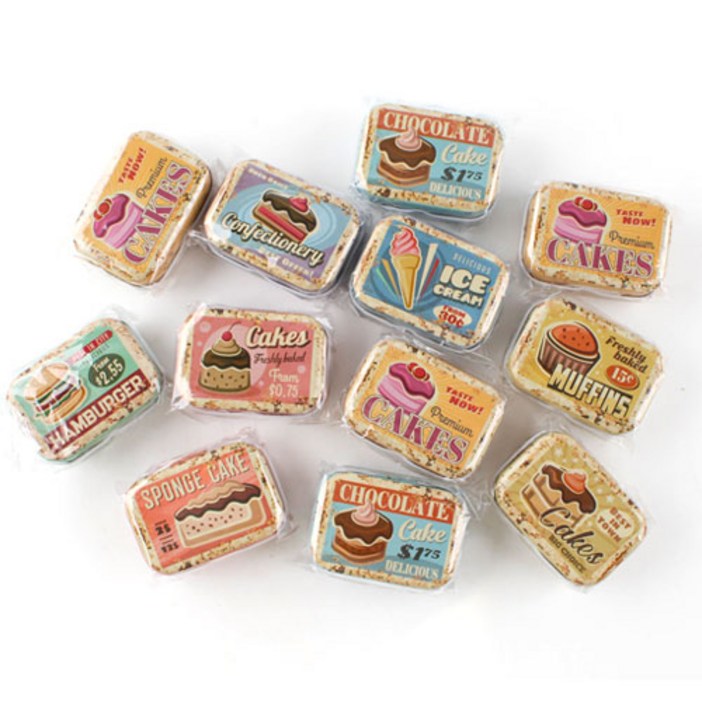 퍼줌 빈티지 푸드 틴케이스